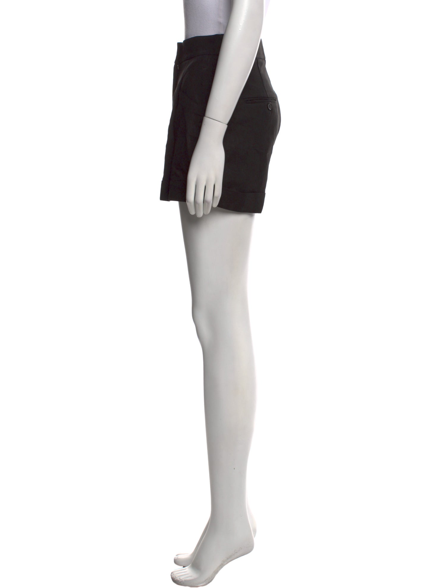 Michael Kors Collection Linen Mini Shorts