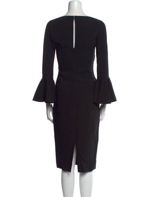 Michael Kors Collection Virgin Wool Midi Length Dress