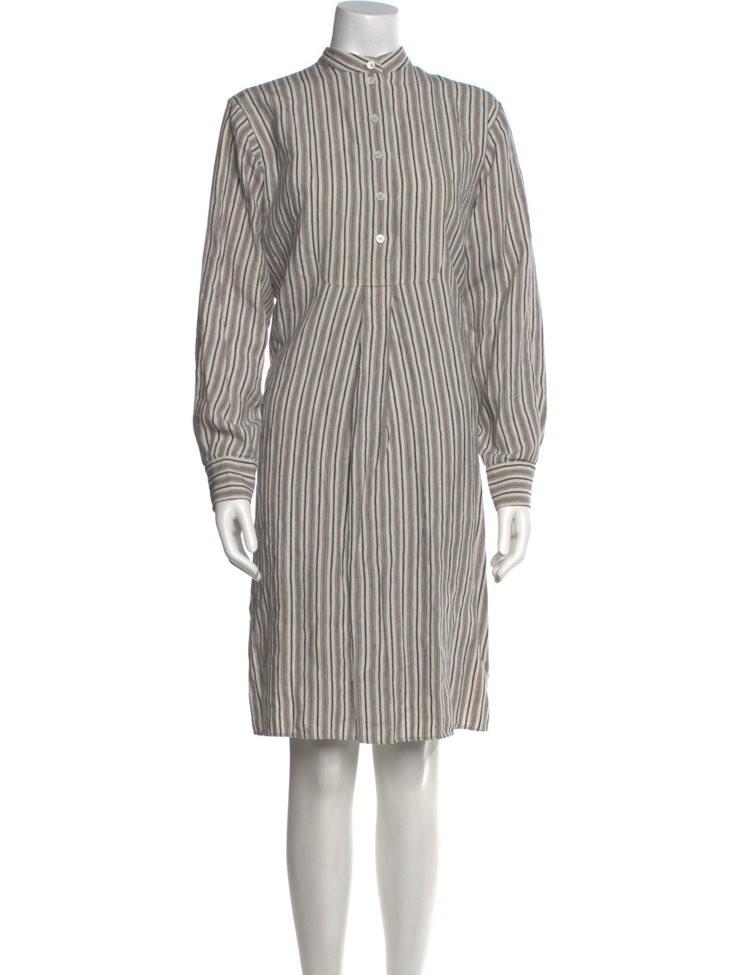 Michael Kors Collection Striped Knee-Length Dress