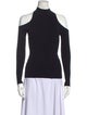 Michael Kors Collection Mock Neck Long Sleeve Top