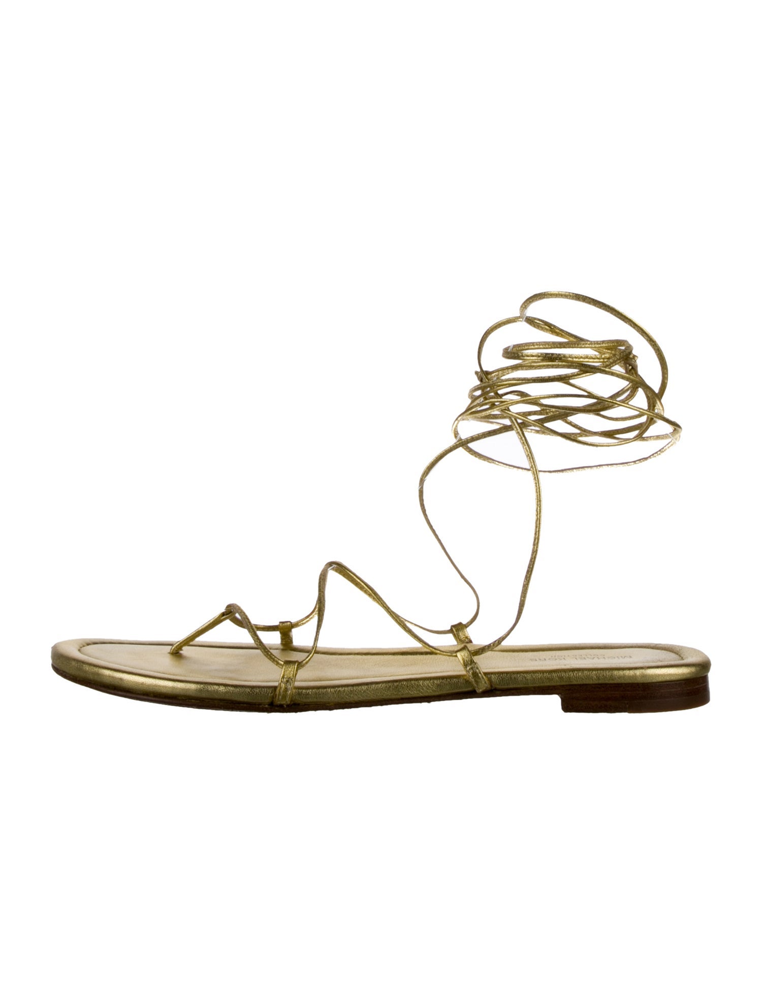 Michael Kors Collection Leather Gladiator Sandals