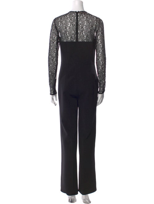 Michael Kors Collection Virgin Wool Crew Neck Jumpsuit