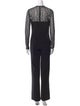 Michael Kors Collection Virgin Wool Crew Neck Jumpsuit