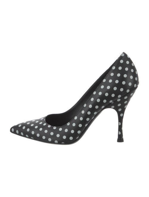 Michael Kors Collection Suede Polka Dot Print Pumps