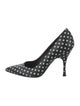 Michael Kors Collection Suede Polka Dot Print Pumps