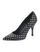 Michael Kors Collection Suede Polka Dot Print Pumps