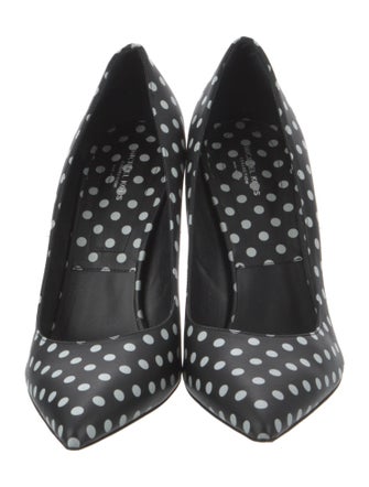 Michael Kors Collection Suede Polka Dot Print Pumps