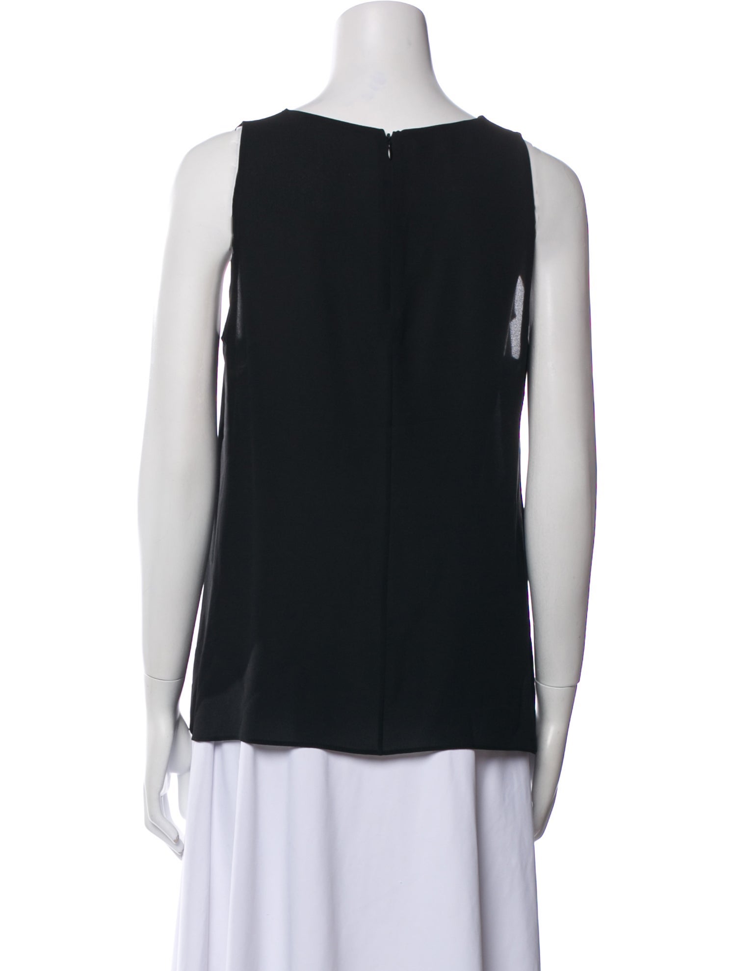 Michael Kors Collection Silk V-Neck Blouse