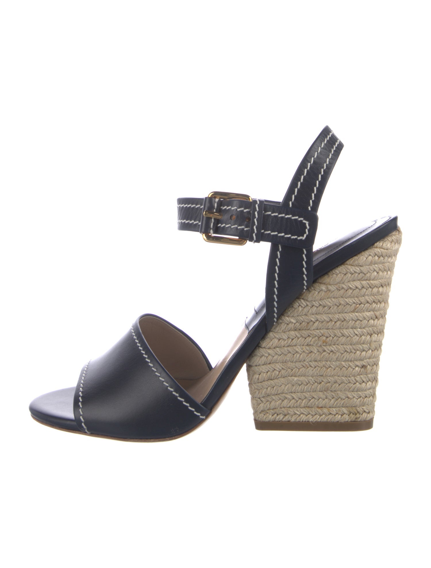 Michael Kors Collection Leather Espadrilles