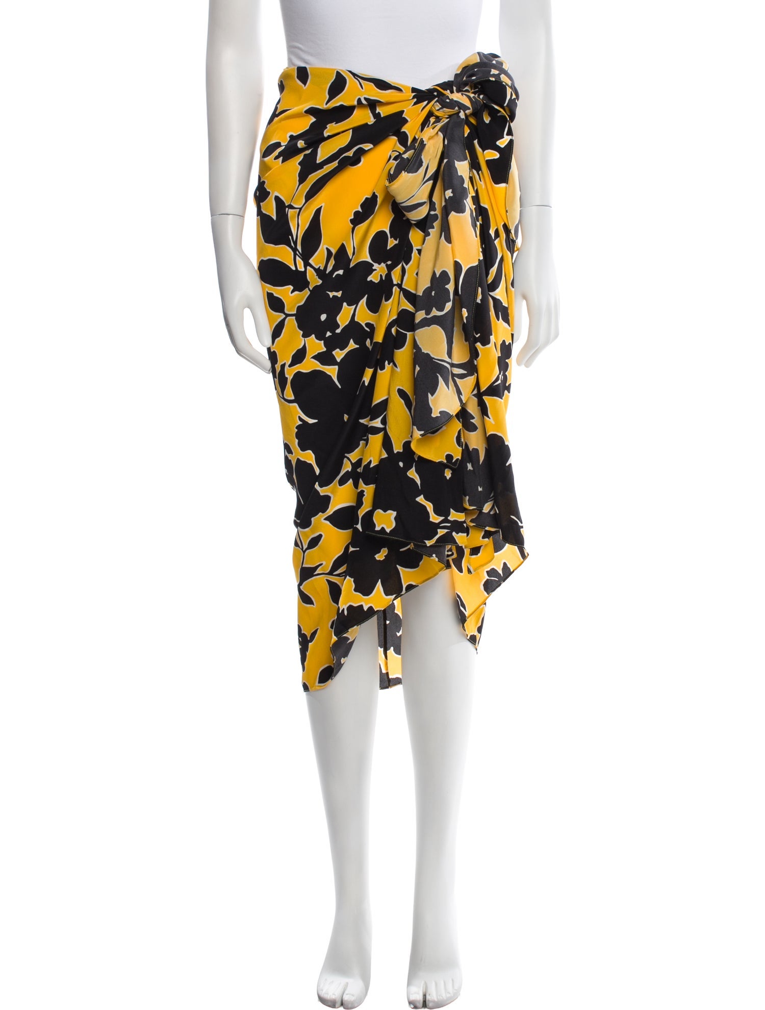 Michael Kors Collection Silk Long Skirt