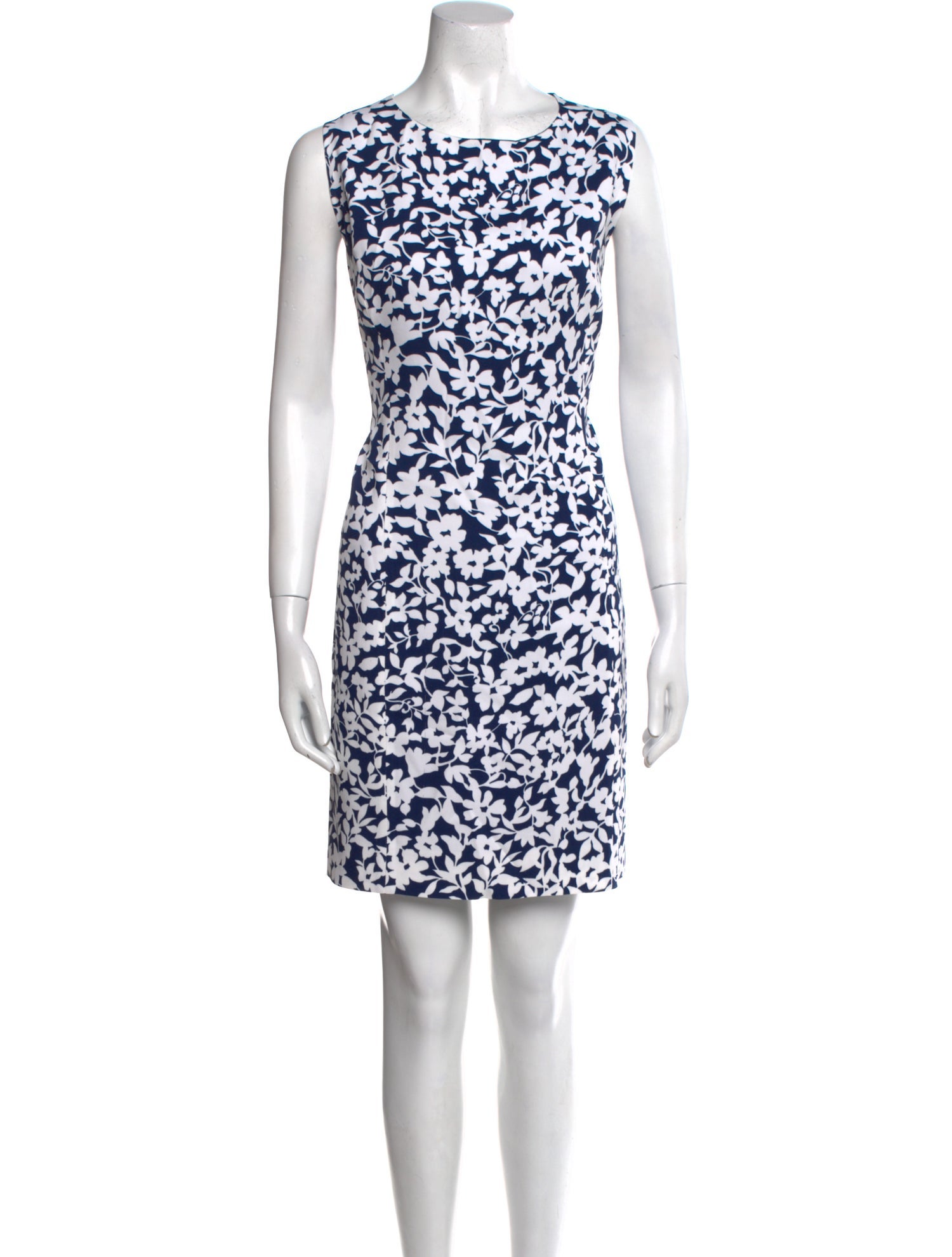 Michael Kors Collection Floral Print Mini Dress