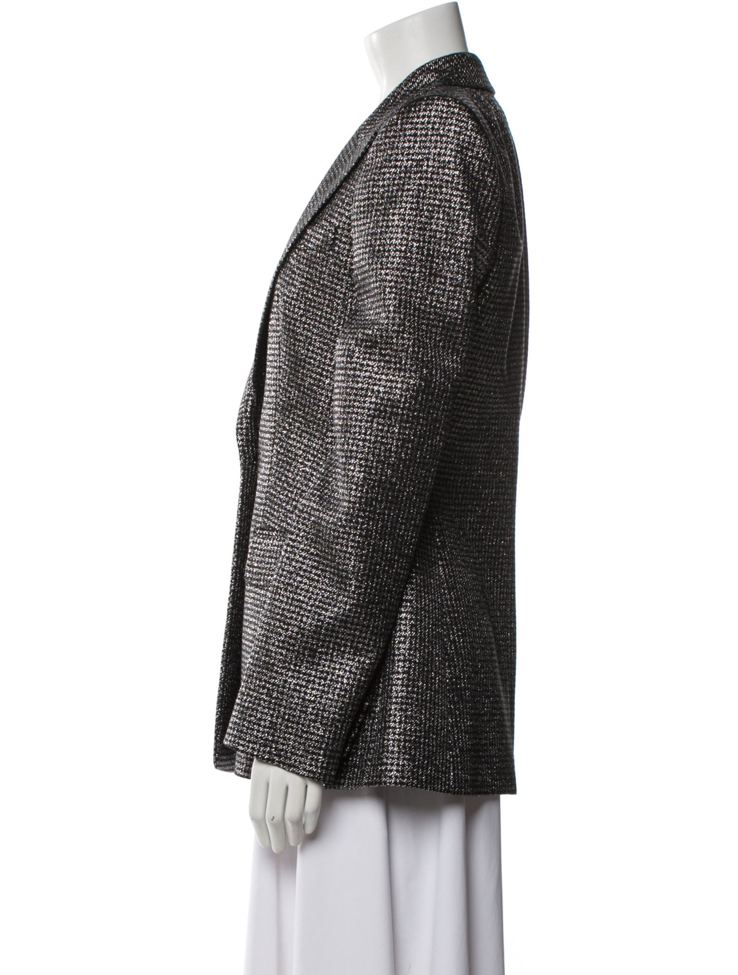 Michael Kors Collection Virgin Wool Printed Blazer