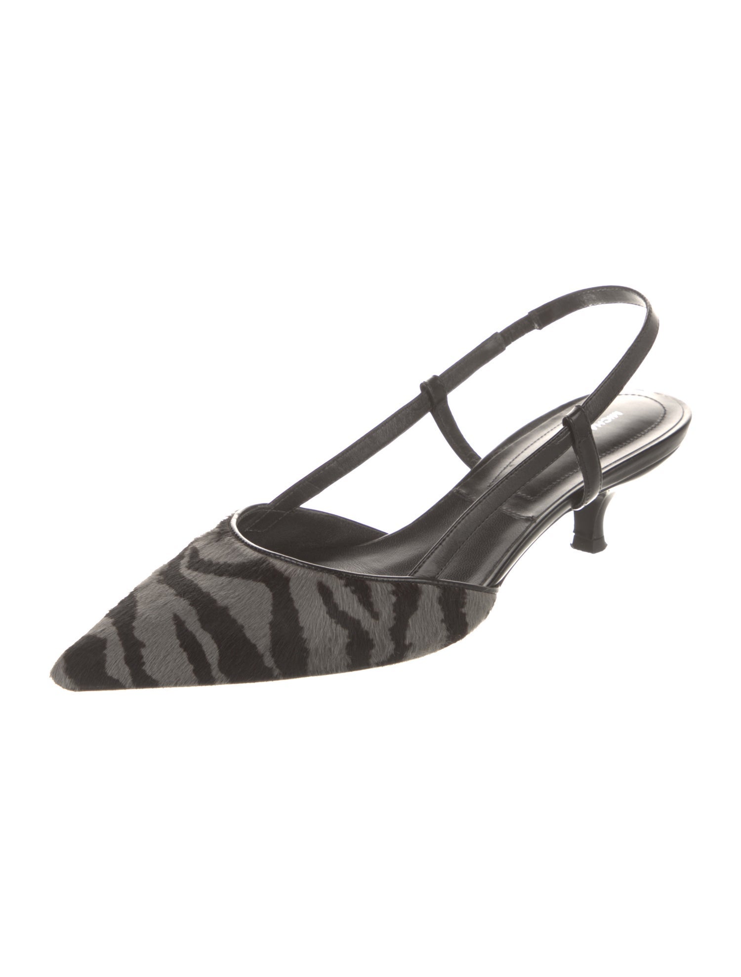 Michael Kors Collection Ponyhair Animal Print Slingback Pumps