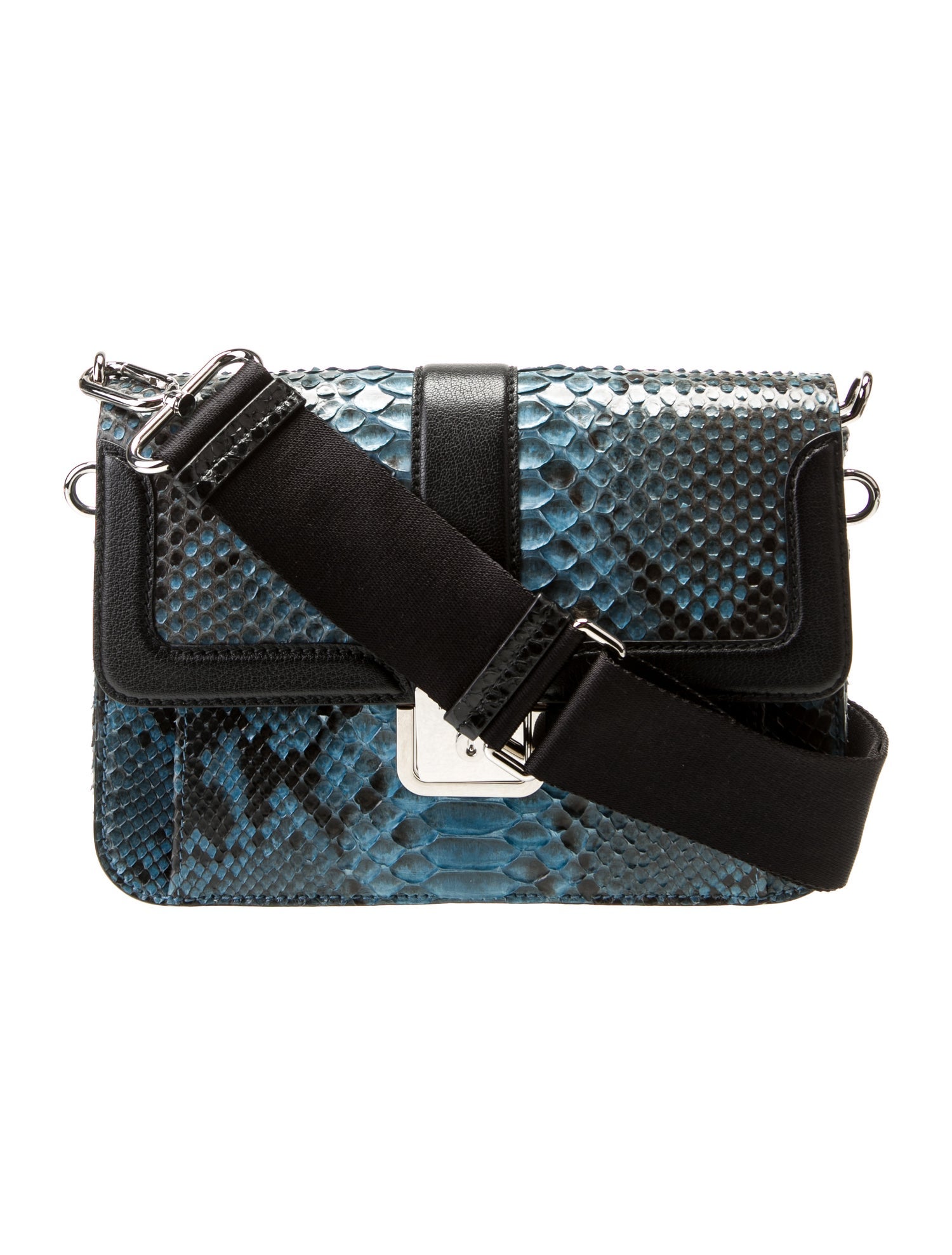 Michael Kors Collection Snakeskin Messenger Bag