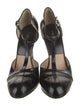 Michael Kors Collection Leather T-Strap Pumps