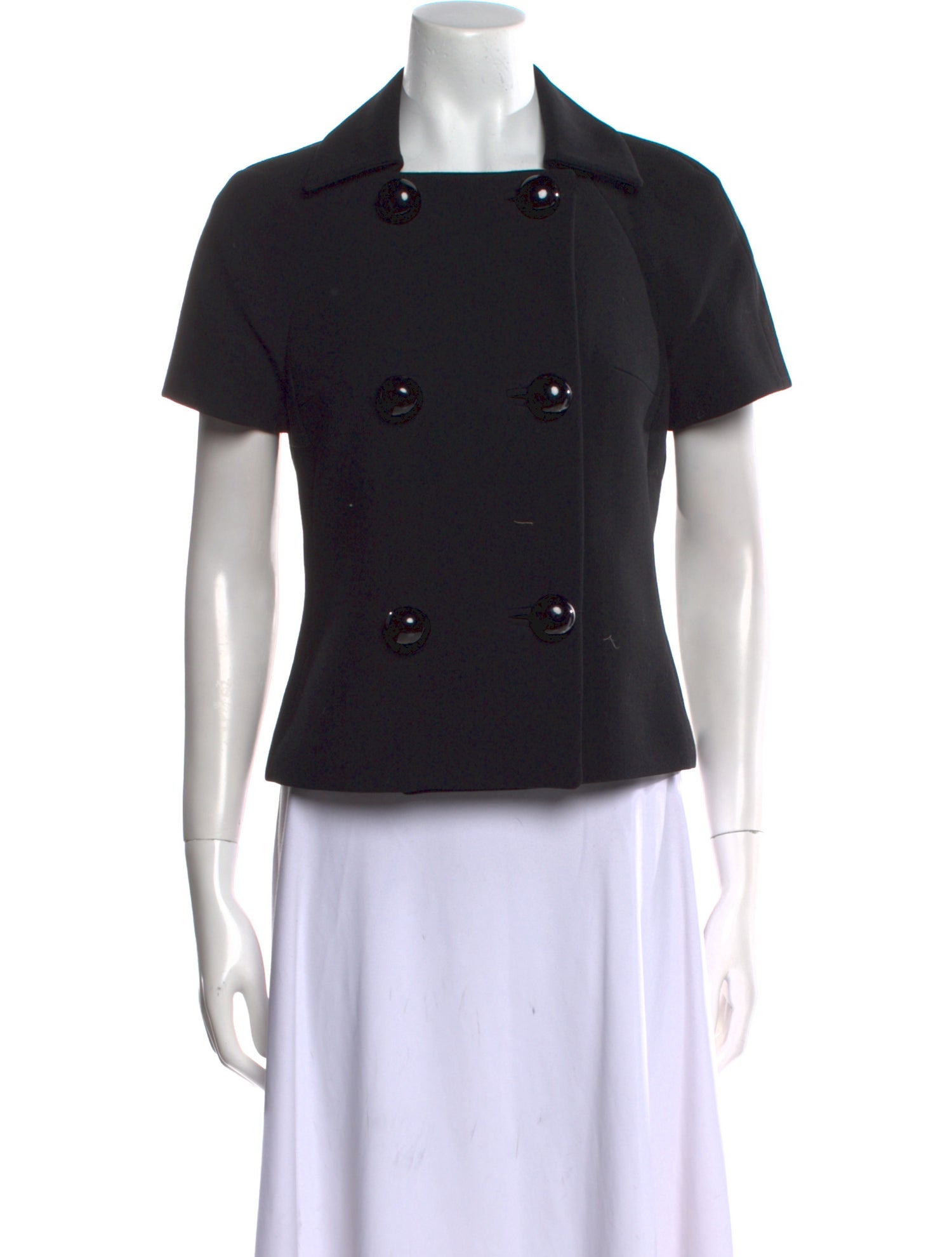 Michael Kors Virgin Wool Short Sleeve Polo