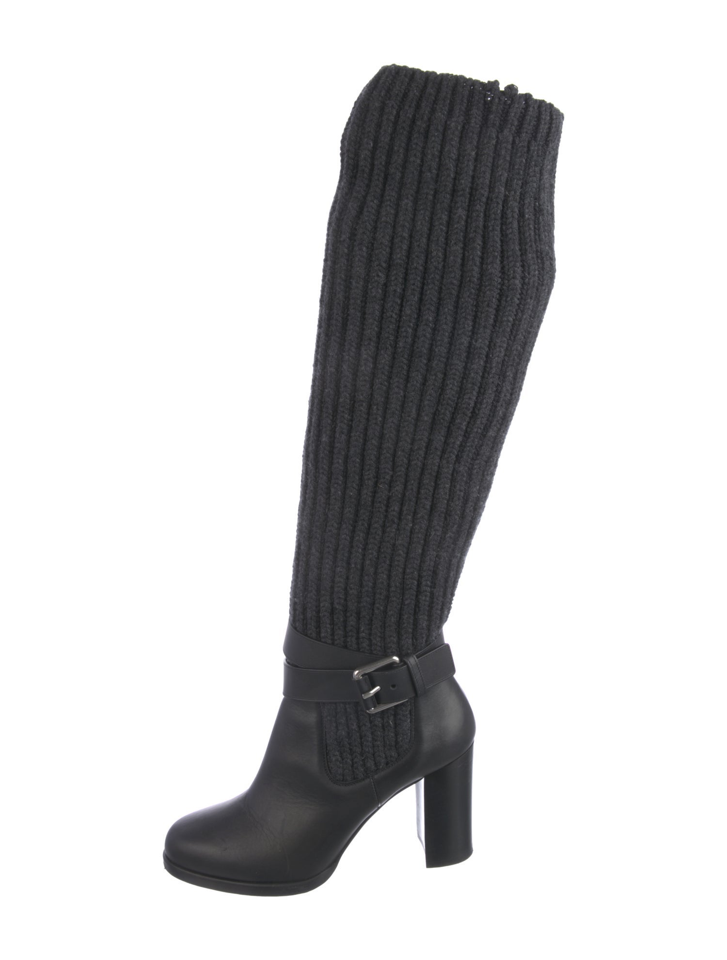 Michael Kors Collection Leather Sock Boots