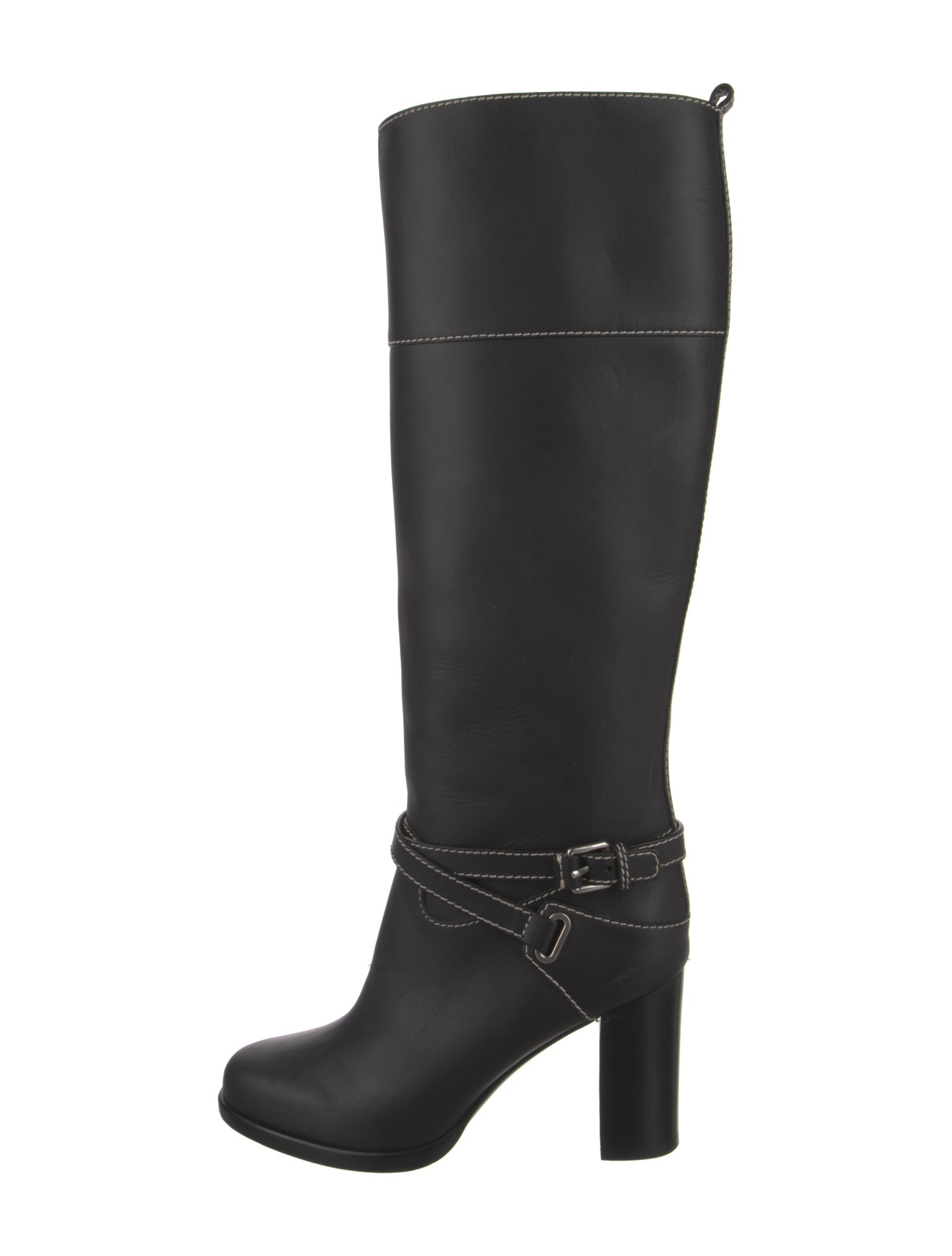 Michael Kors Collection Leather Riding Boots