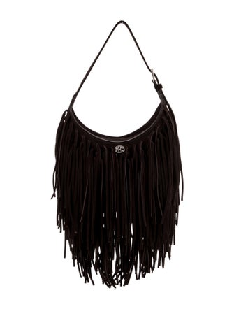 Michael Kors Collection Suede Shoulder Bag