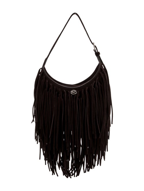 Michael Kors Collection Suede Shoulder Bag