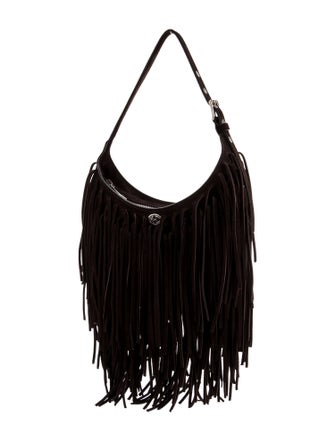 Michael Kors Collection Suede Shoulder Bag