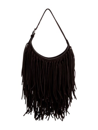 Michael Kors Collection Suede Shoulder Bag