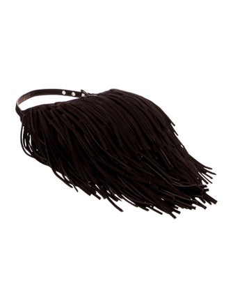 Michael Kors Collection Suede Shoulder Bag