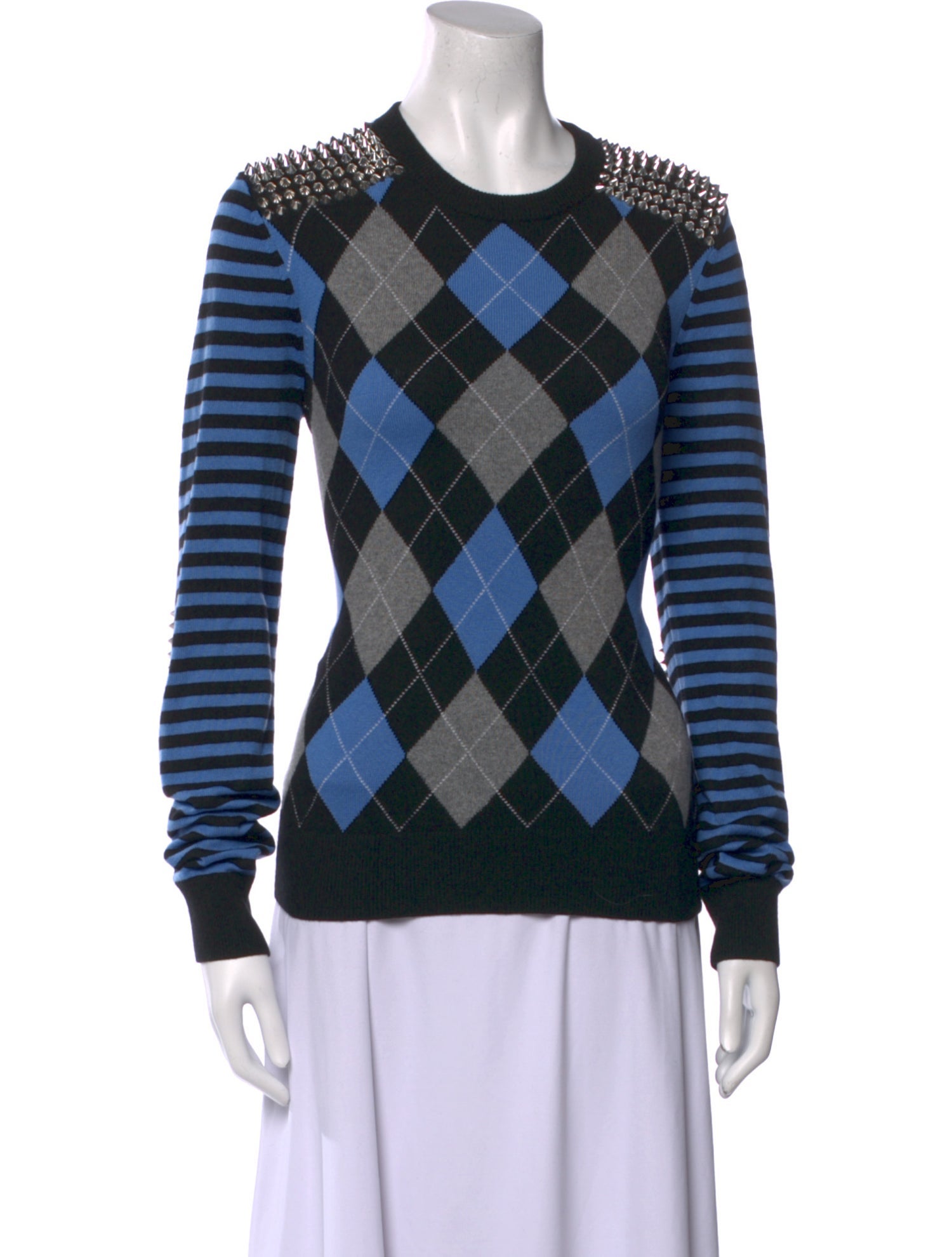Michael Kors Collection Cashmere Printed Sweater