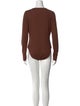 Michael Kors Collection Scoop Neck Long Sleeve Bodysuit