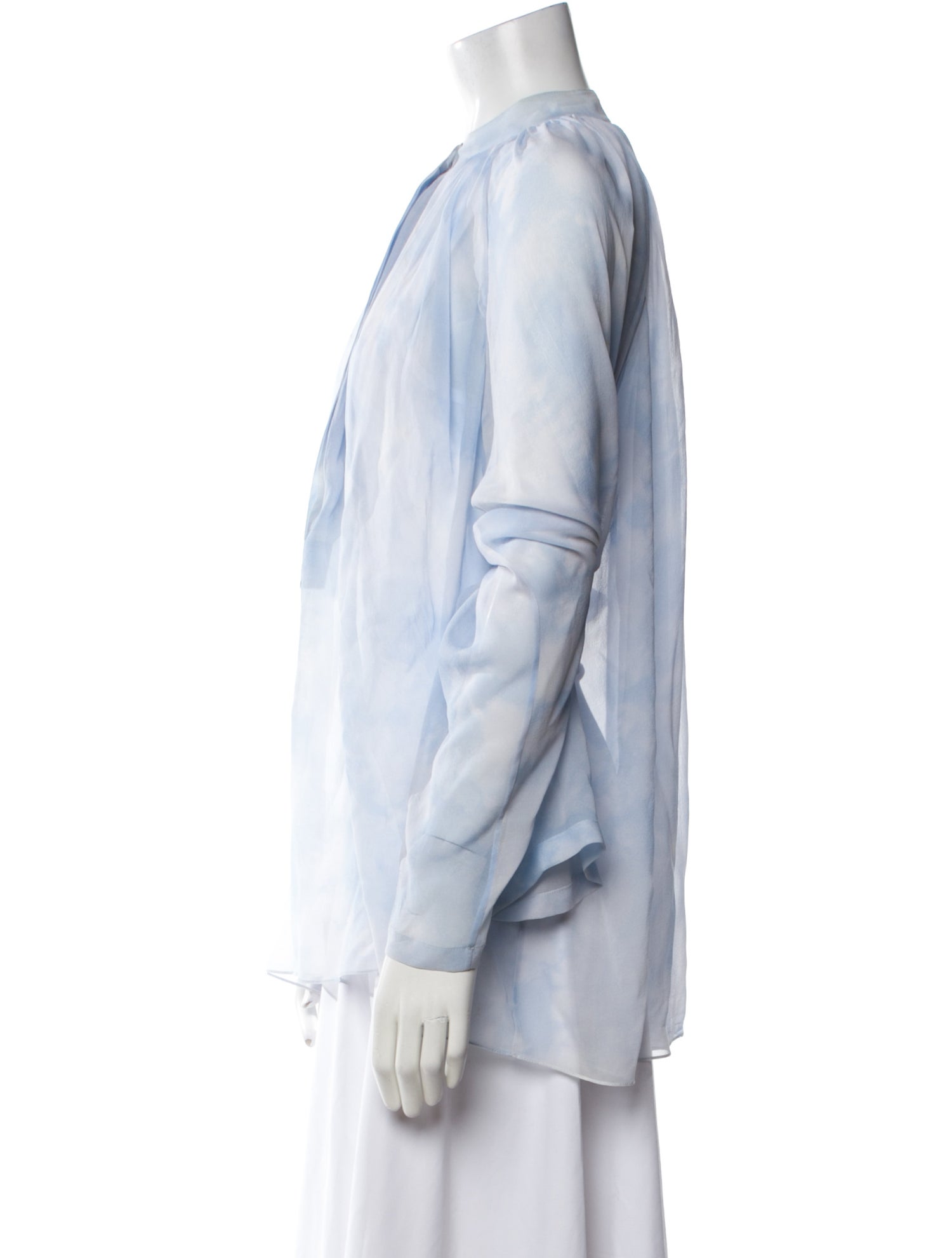 Michael Kors Collection Silk Tie-Dye Print Polo