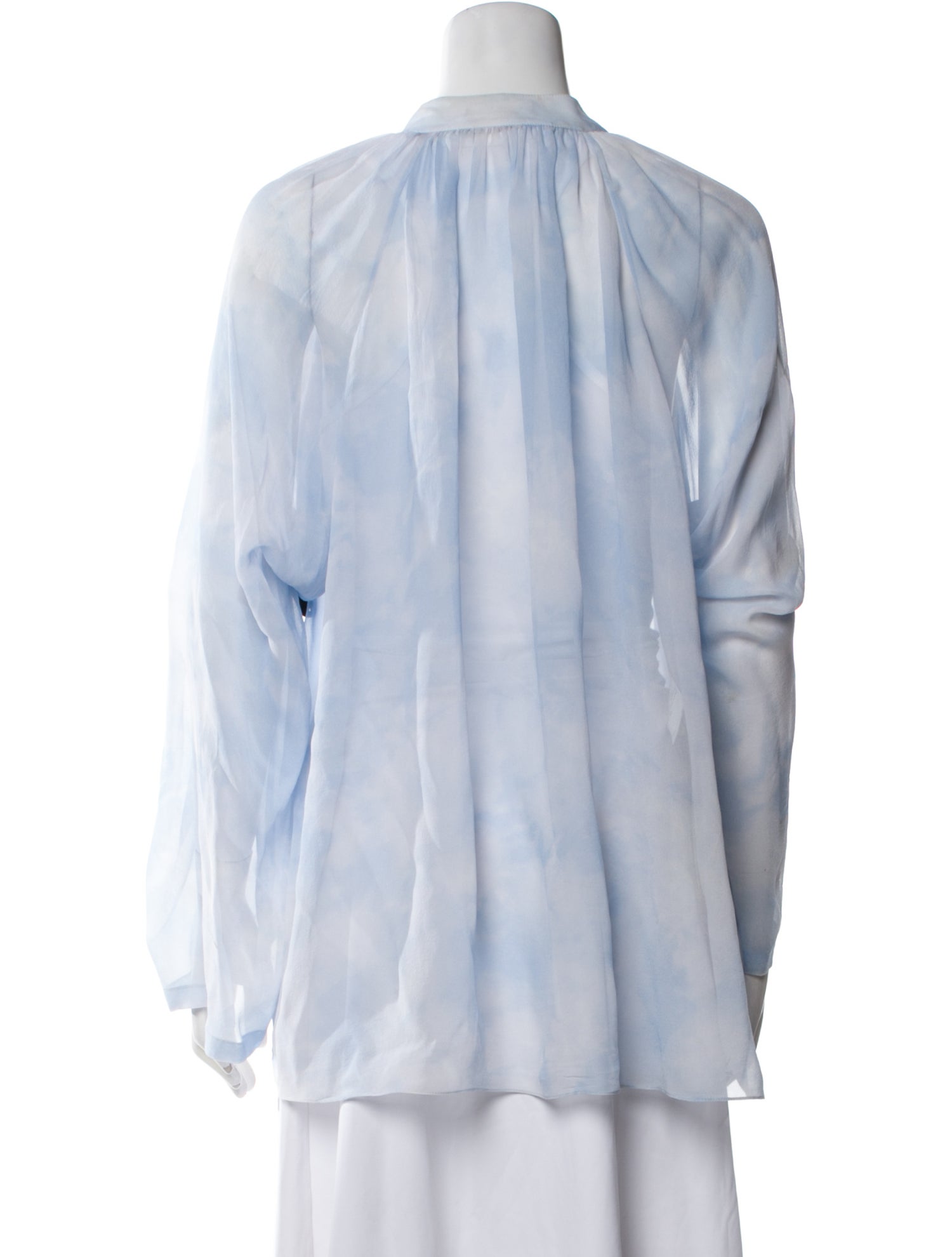 Michael Kors Collection Silk Tie-Dye Print Polo