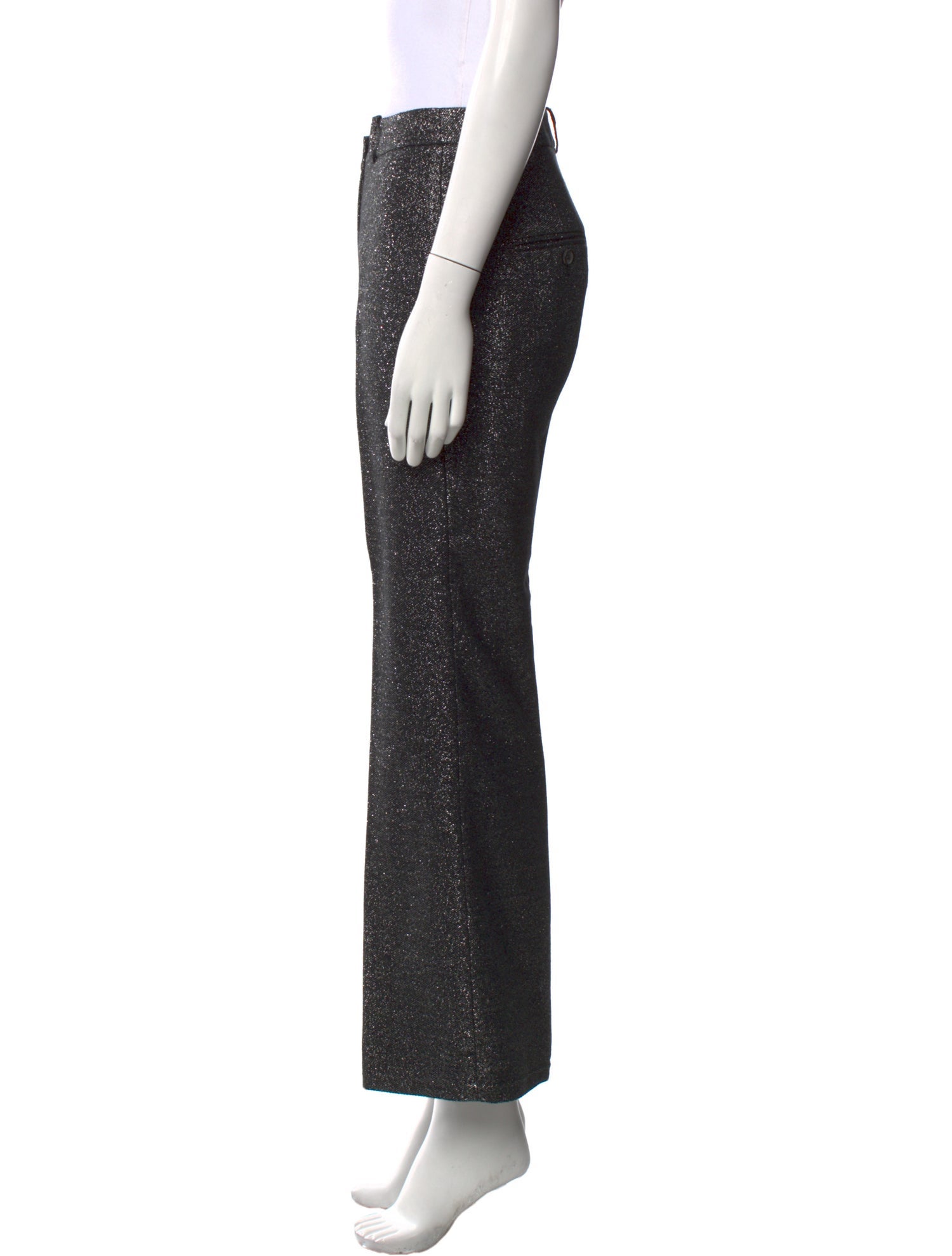 Michael Kors Collection Wool Wide Leg Pants