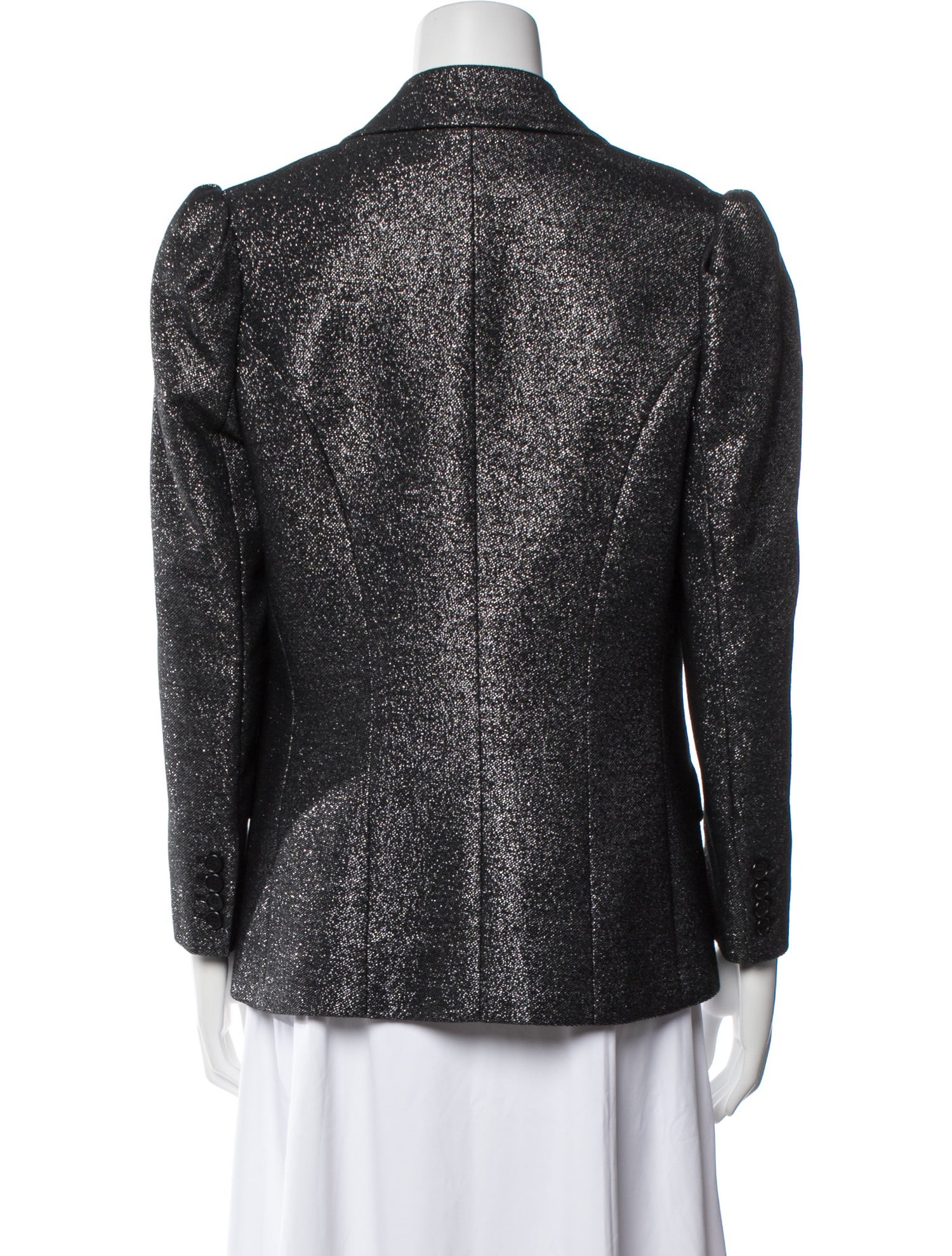 Michael Kors Collection Wool Printed Blazer