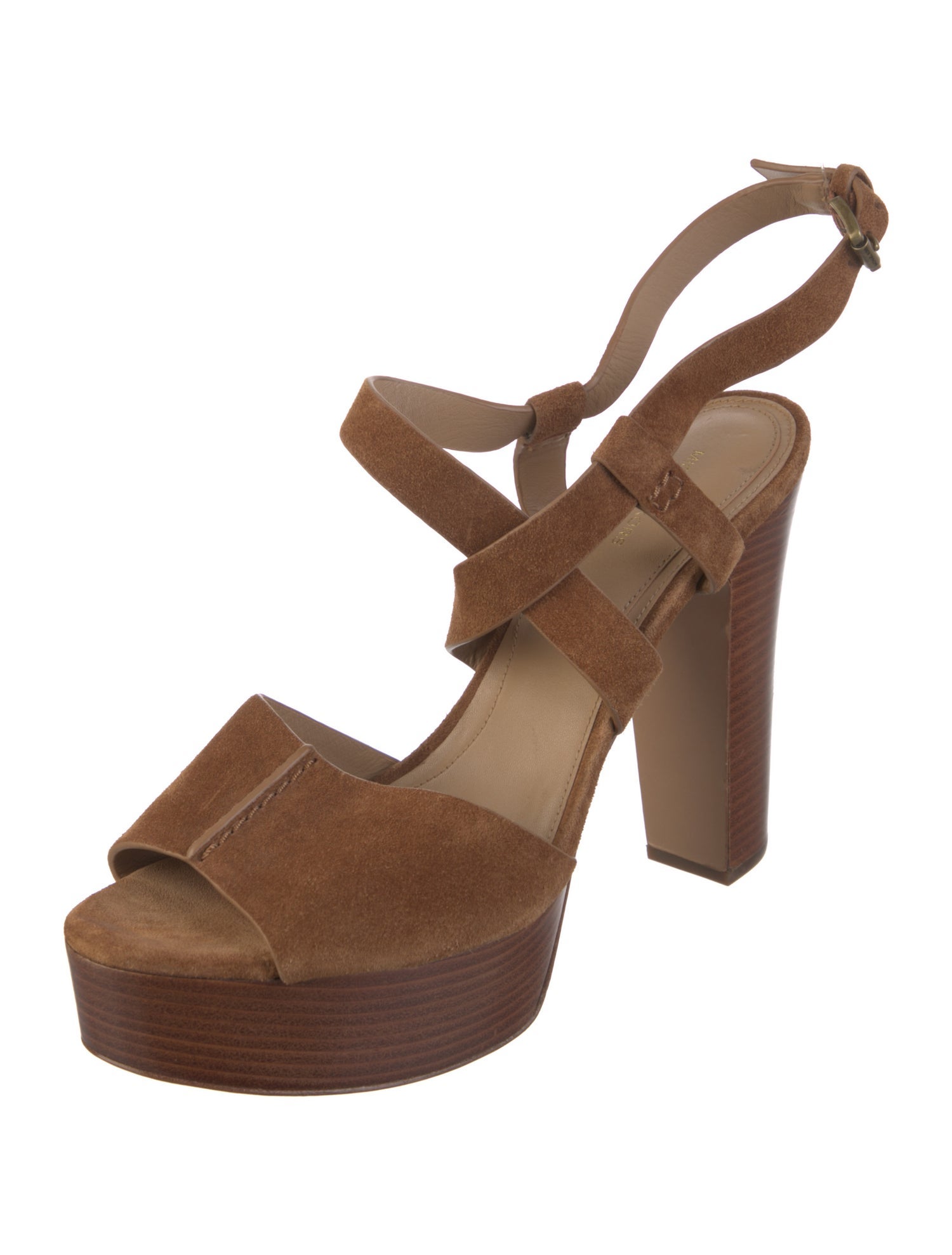 Michael Kors Collection Suede Slingback Sandals