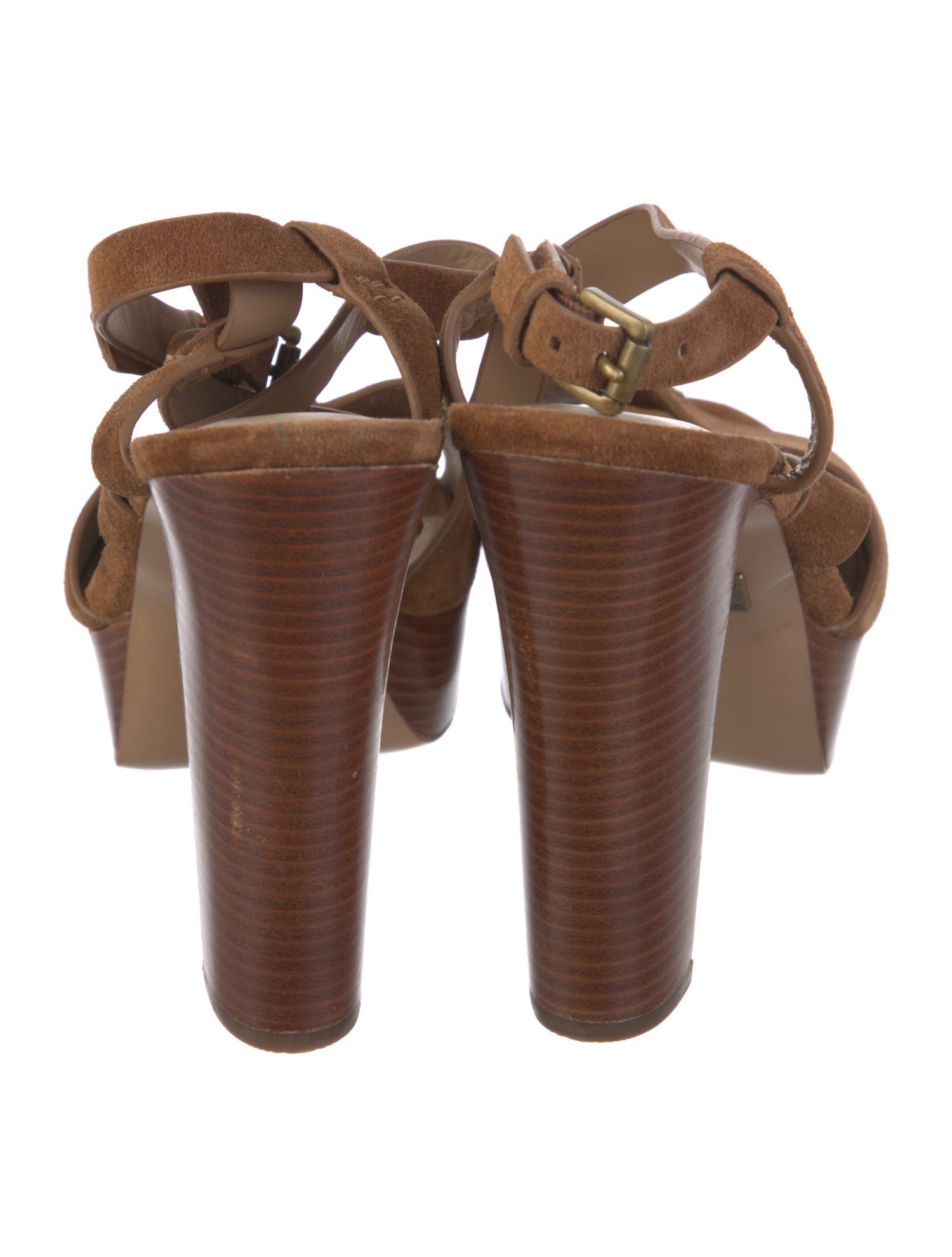 Michael Kors Collection Suede Slingback Sandals