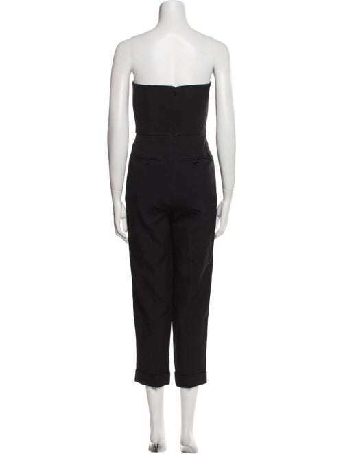 Michael Kors Collection Virgin Wool Strapless Jumpsuit