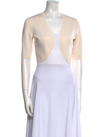 Michael Kors Collection Merino Wool Open Front Sweater