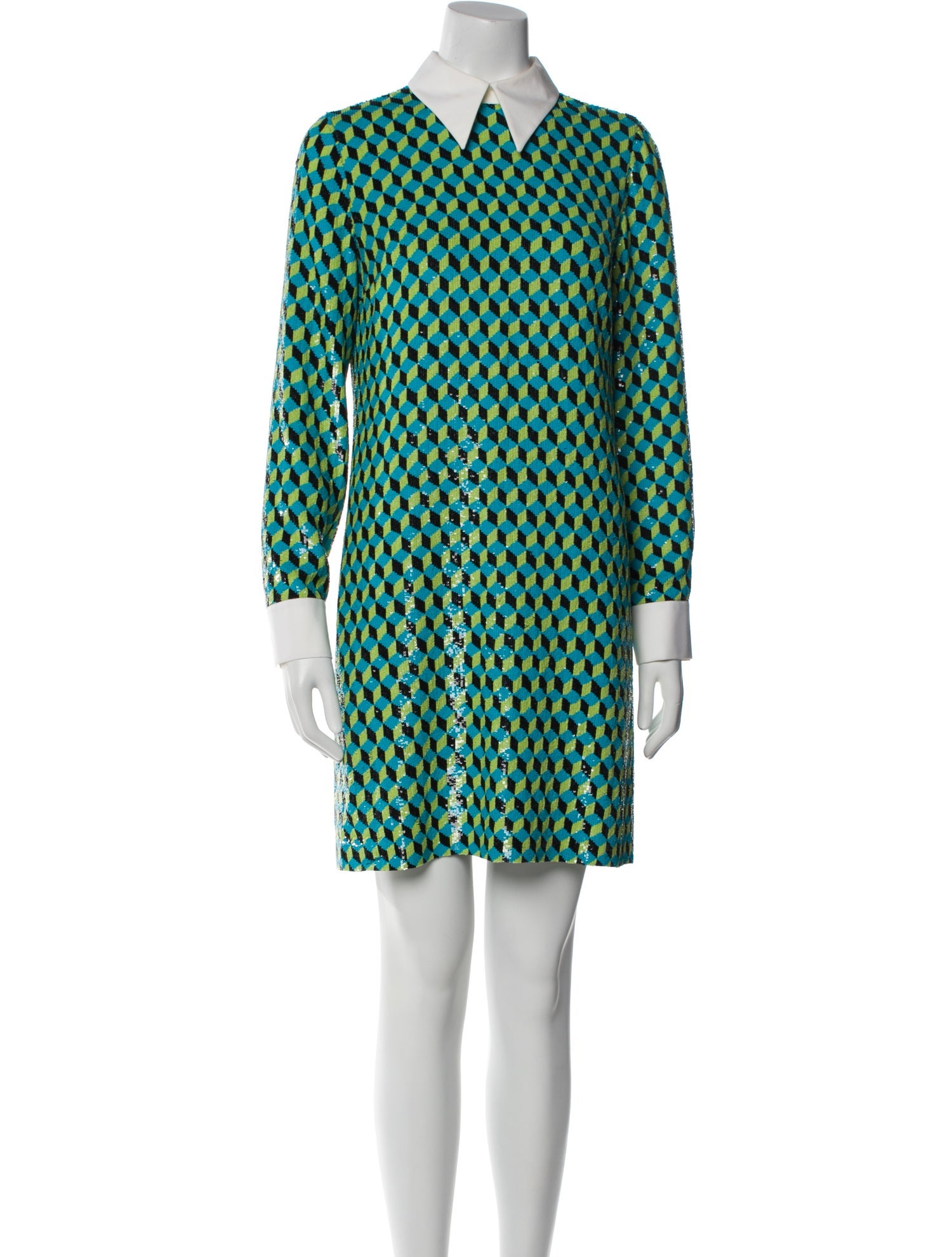 Michael Kors Collection Sequin Mini Dress