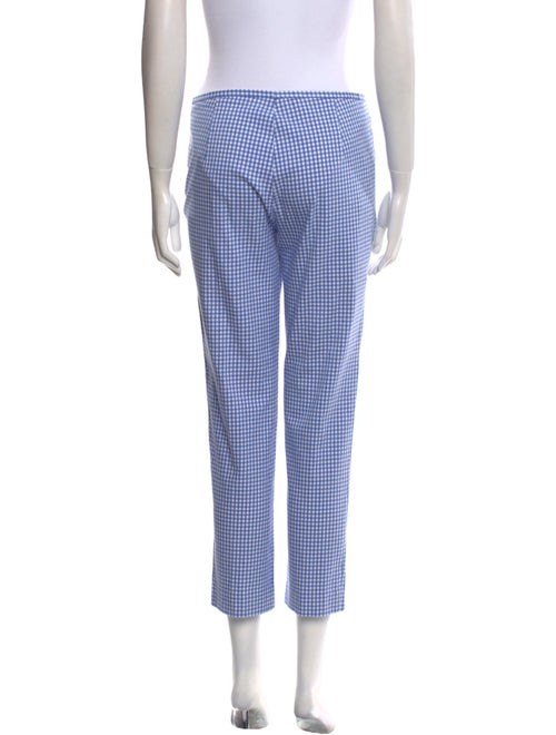 Michael Kors Collection Plaid Print Straight Leg Pants