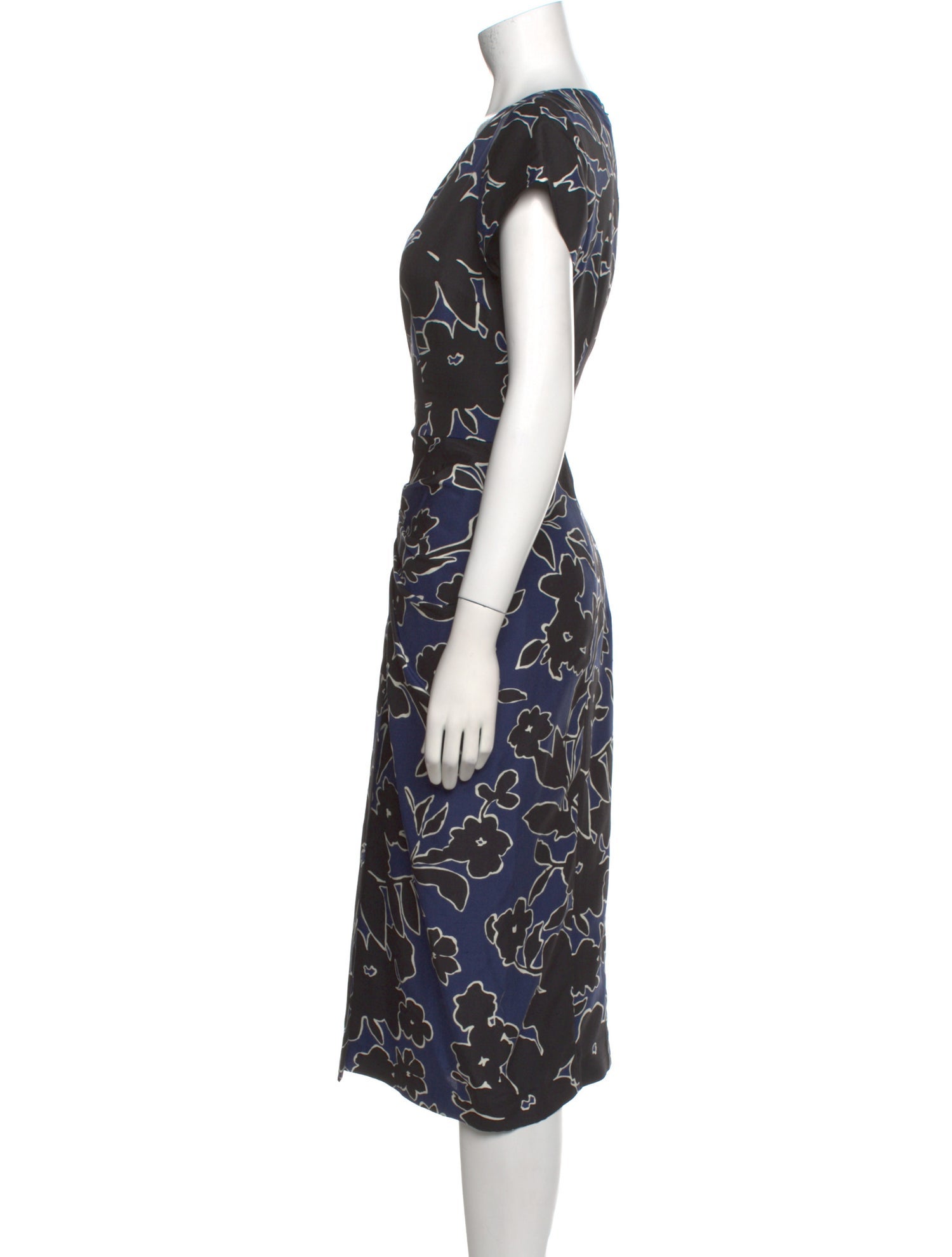 Michael Kors Collection Silk Midi Length Dress w/ Tags