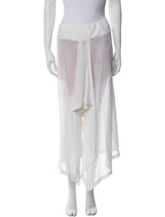 Michael Kors Collection Linen Midi Length Skirt w/ Tags