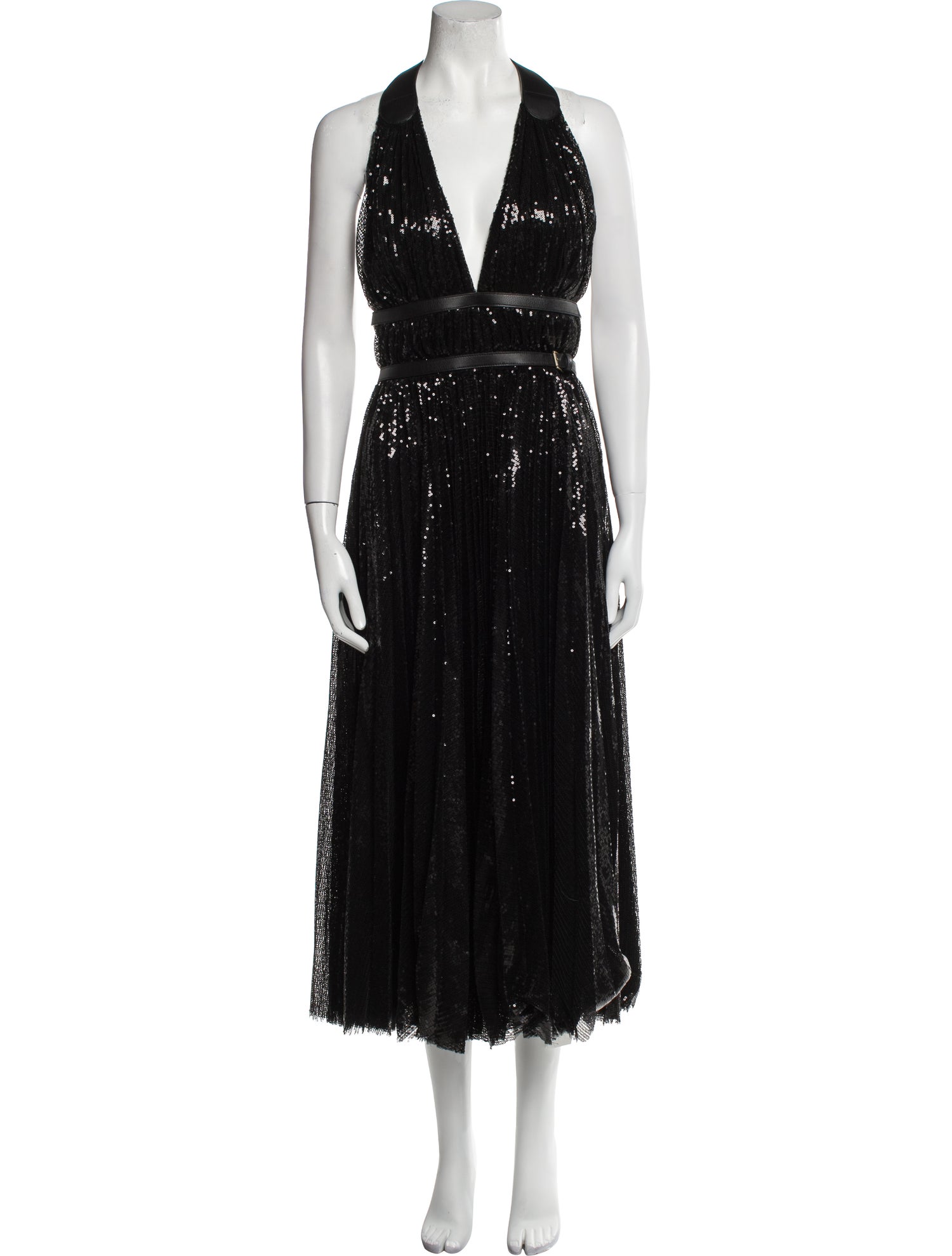 Michael Kors Collection Halterneck Midi Length Dress