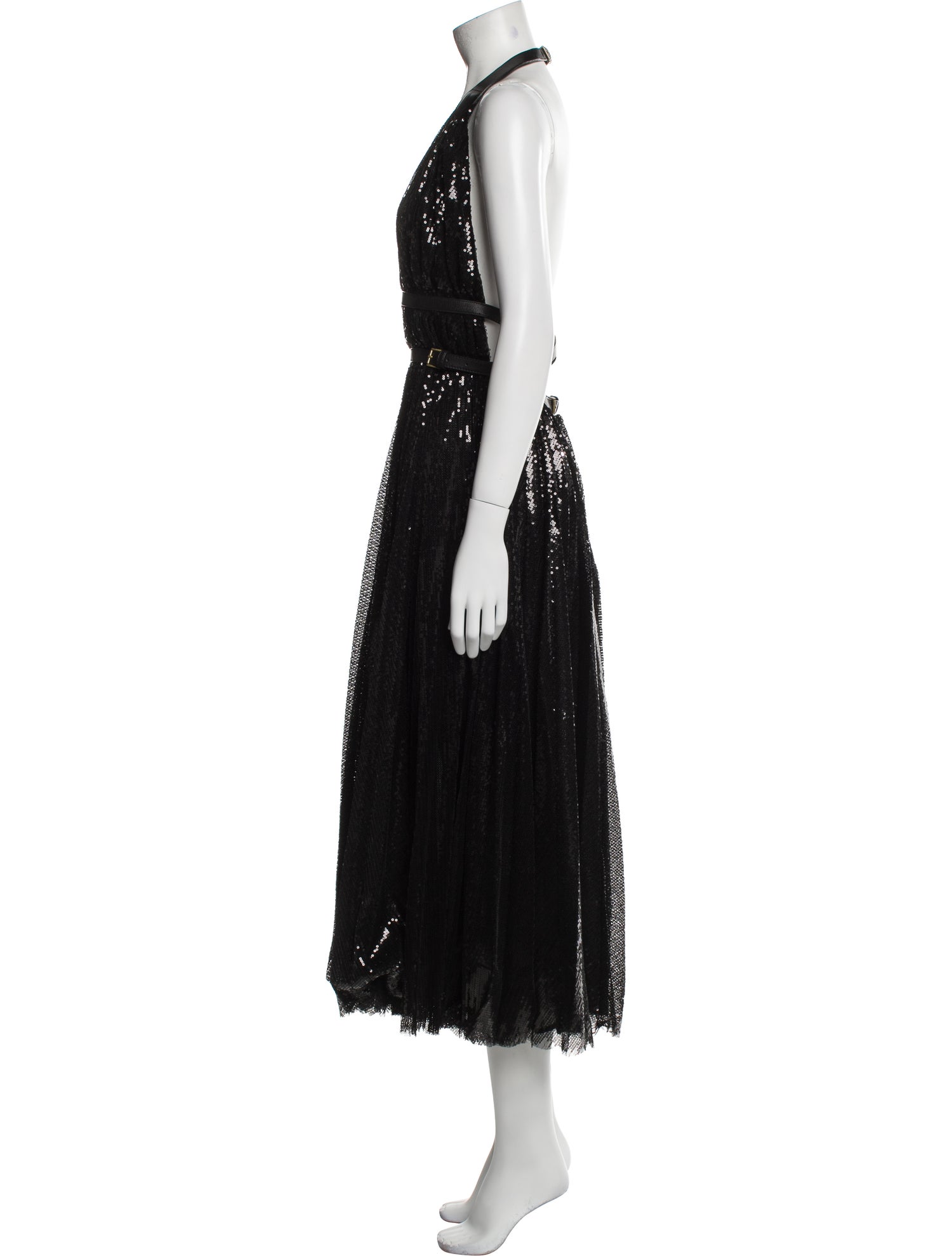 Michael Kors Collection Halterneck Midi Length Dress