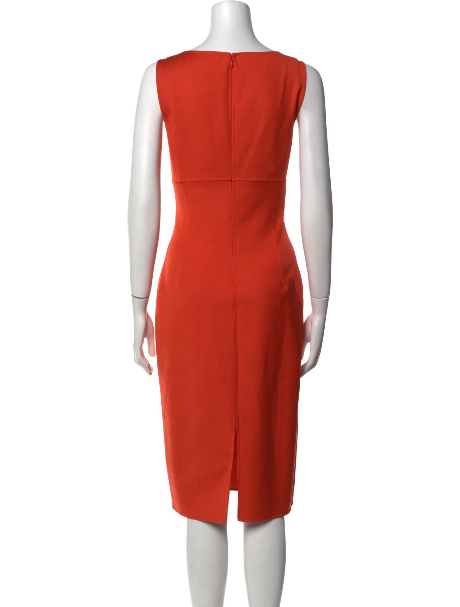 Michael Kors V-Neck Midi Length Dress