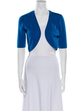 Michael Kors Collection Merino Wool Open Front Sweater