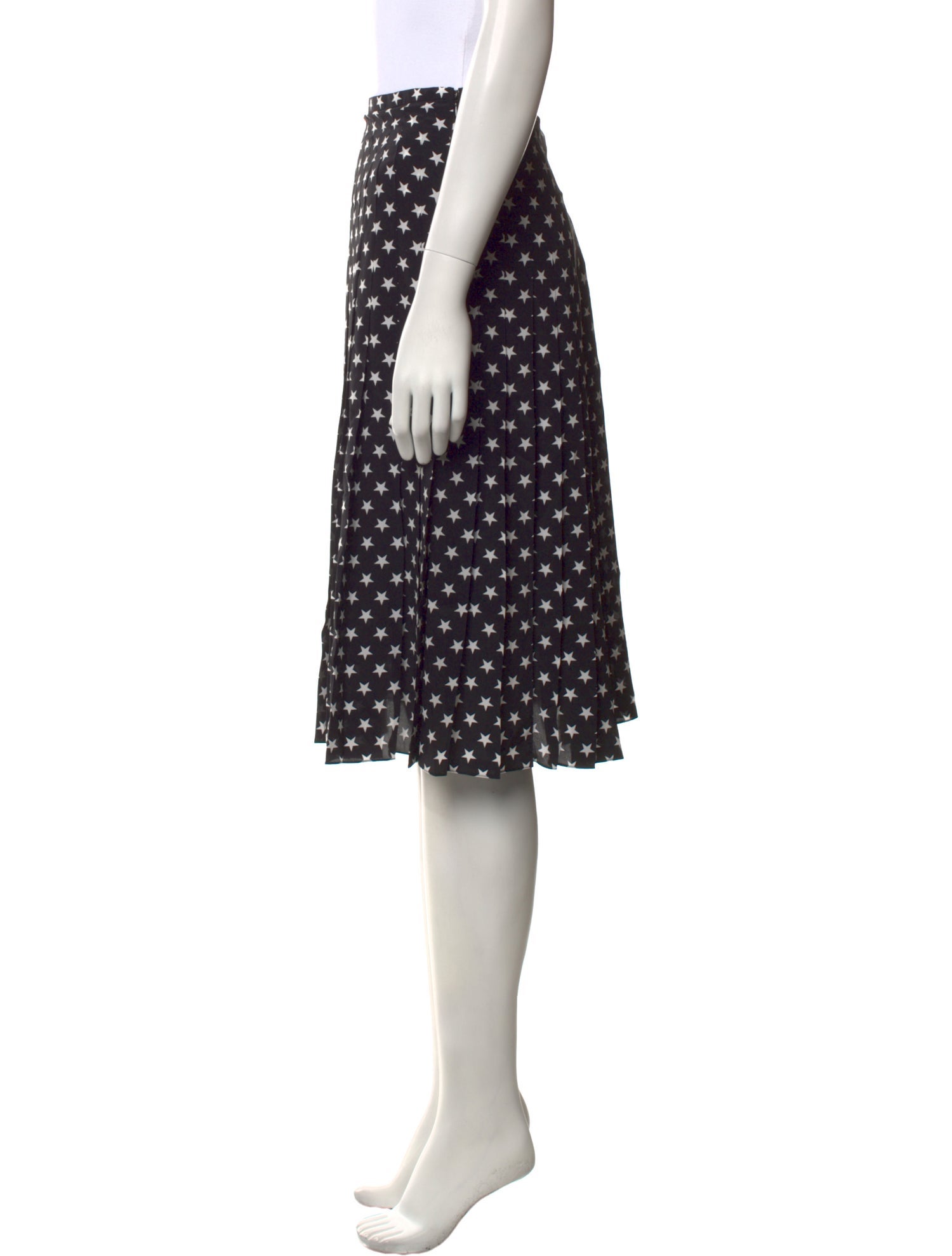 Michael Kors Collection Silk Knee-Length Skirt