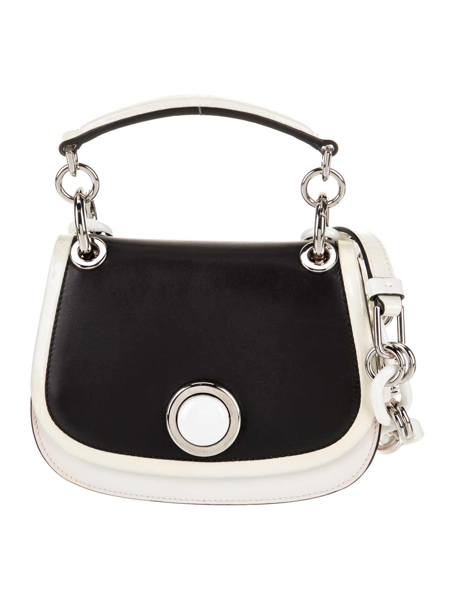 Michael Kors Collection Patent Leather Shoulder Bag