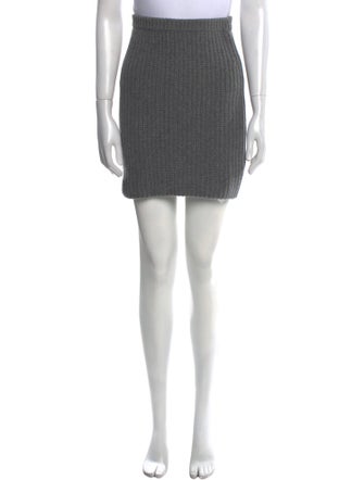 Michael Kors Collection Merino Wool Mini Skirt