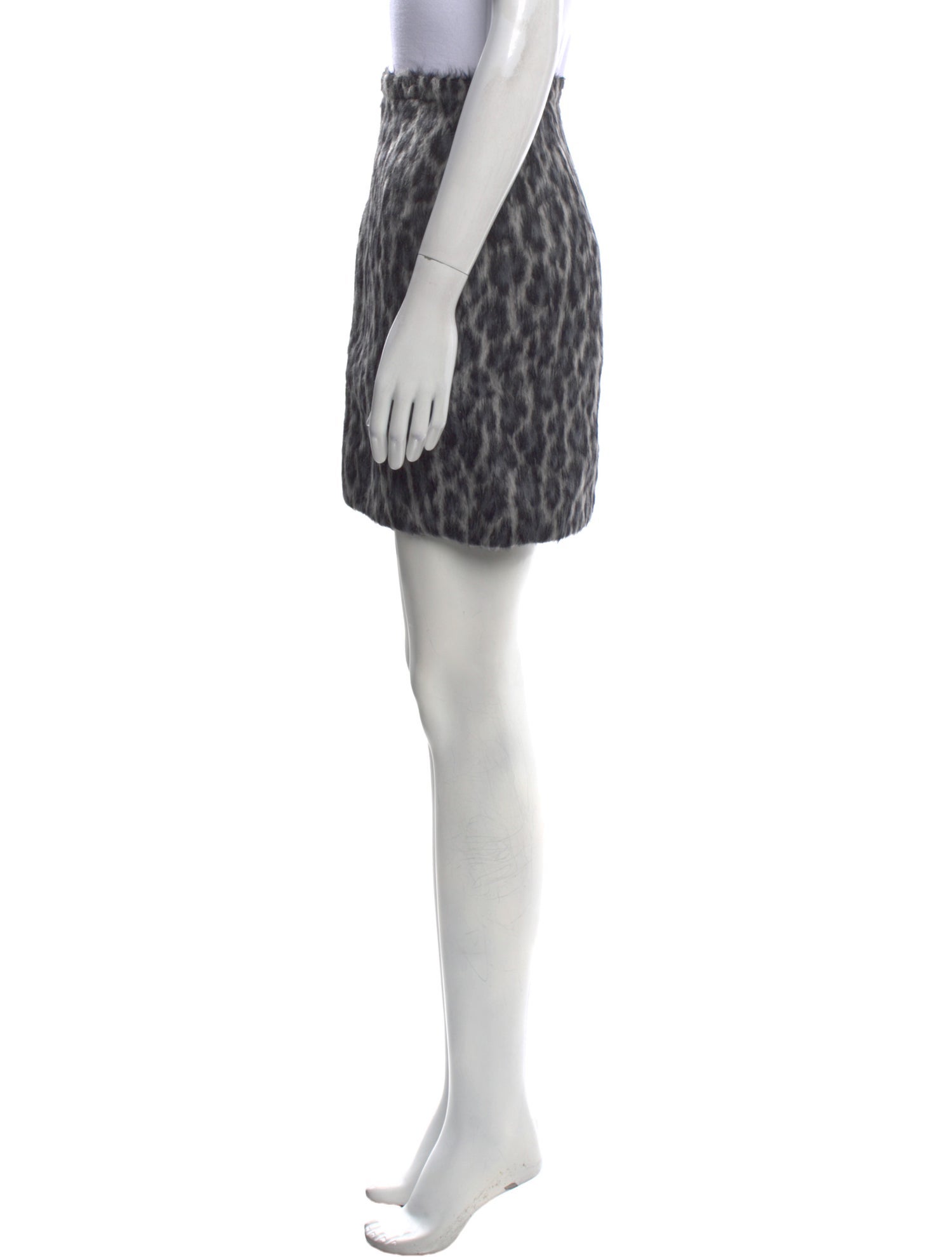 Michael Kors Collection Alpaca Mini Skirt