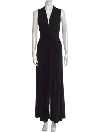 Michael Kors Collection V-Neck Jumpsuit